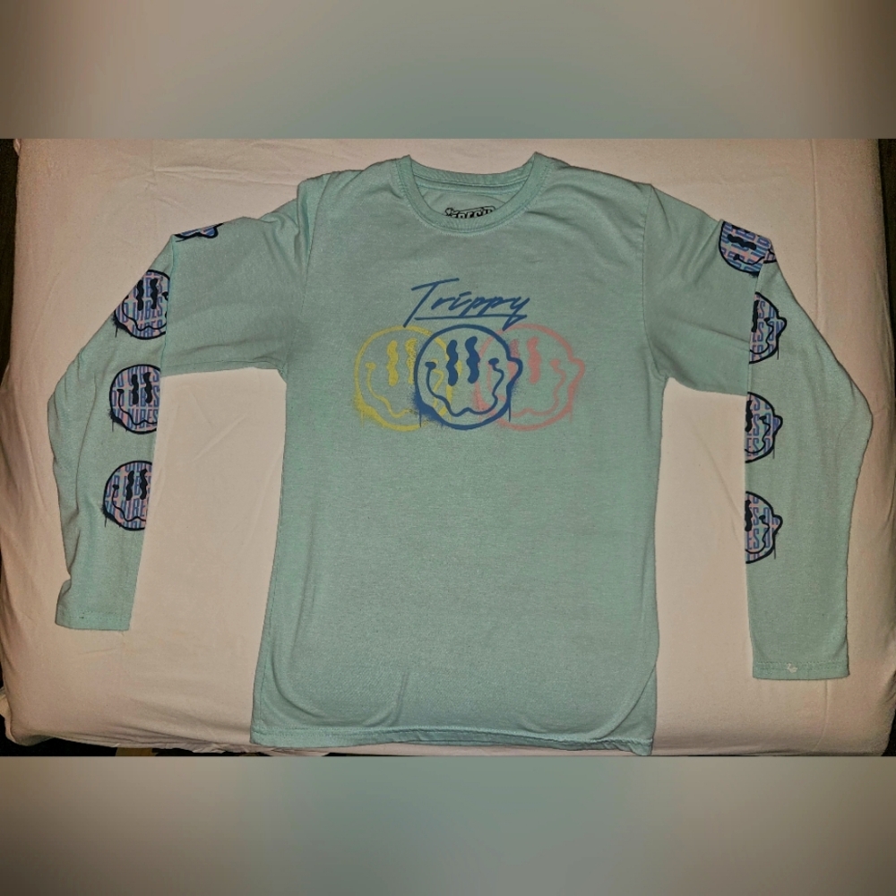 Light blue/ teal boys shirt
